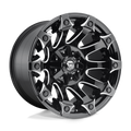 Fuel - D578 BATTLE AXE - Black - Gloss Black Milled - 20" x 12", -44 Offset, 6x135, 139.7 (Bolt Pattern), 106.1mm HUB