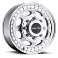 Vision Wheel HD - 181 HEAVY HAULER - Silver - Machined - 19.5" x 6.75", 102 Offset, 8x170 (Bolt Pattern), 125.2mm HUB