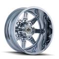 Mayhem - MONSTIR - Chrome - CHROME - 19.5" x 6.75", -143 Offset, 8x170 (Bolt Pattern), 124.9mm HUB