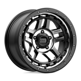 KMC Wheels - KM540 RECON - Black - SATIN BLACK MACHINED - 18" x 8.5", 0 Offset, 5x127 (Bolt Pattern), 78.1mm HUB