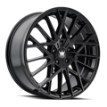 Mazzi - JINX - Black - GLOSS BLACK - 18" x 8", 40 Offset, 5x120 (Bolt Pattern), 72.6mm HUB