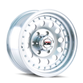 Ion Alloy - 71 - Silver - MACHINED - 15" x 7", -6 Offset, 6x139.7 (Bolt Pattern), 107.5mm HUB