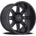 KranK Off-road - Shaft - Black - Satin Black - 18" x 9", 0 Offset, 6x135, 139.7 (Bolt Pattern), 108mm HUB