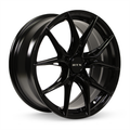 RTX Wheels - Slick - Black - Gloss Black - 17" x 7.5", 42 Offset, 5x114.3 (Bolt Pattern), 73.1mm HUB