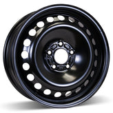 RSSW - Steel - Black - Black - 16" x 6.5", 52 Offset, 5x108 (Bolt Pattern), 63.4mm HUB