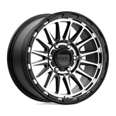 KMC Wheels - KM542 IMPACT - Black - SATIN BLACK MACHINED - 18" x 9", 18 Offset, 6x114.3 (Bolt Pattern), 66.1mm HUB