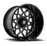 Fittipaldi Offroad - FTF11 - Black - Black Milled - 24" x 12", -51 Offset, 8x165.1 (Bolt Pattern), 125.2mm HUB