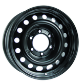 RTX Wheels - Steel Wheel - Black - Black - 16" x 7", 5 Offset, 6x139.7 (Bolt Pattern), 106.1mm HUB
