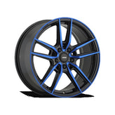 Konig - Myth - Gloss Black With Blue Tinted Clearcoat - 19" x 8.5", 40 Offset, 5x114.3 (Bolt Pattern), 73.1mm HUB