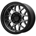 XD Series - XD135 GRENADE OR - Grey - Matte Gray Matte Black Lip - 20" x 9", 18 Offset, 6x114.3 (Bolt Pattern), 66.1mm HUB