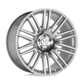 Mandrus - ESTATE - Silver - SILVER WITH MIRROR FACE - 19" x 8.5", 42 Offset, 5x112 (Bolt Pattern), 66.6mm HUB