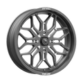 MSA Offroad Wheels - M47 SNIPER - Gunmetal - GUNMETAL MILLED - 22" x 7", 10 Offset, 4x156 (Bolt Pattern), 115.1mm HUB