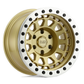 Black Rhino - PRIMM - Gold - MATTE GOLD WITH MACHINED RING - 17" x 8.5", 0 Offset, 6x135 (Bolt Pattern), 87.1mm HUB