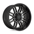 XD Series - XD850 CAGE - Black - GLOSS BLACK WITH GRAY TINT - 20" x 10", -18 Offset, 6x139.7 (Bolt Pattern), 106.1mm HUB