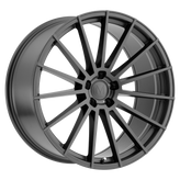 Mandrus - STIRLING - Gunmetal - GLOSS GUNMETAL - 18" x 8.5", 25 Offset, 5x112 (Bolt Pattern), 66.56mm HUB