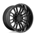 Fuel - D760 CLASH - Black - GLOSS BLACK - 22" x 12", -44 Offset, 8x180 (Bolt Pattern), 124.2mm HUB