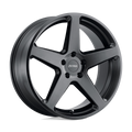 Petrol Wheels - P2C - Black - SEMI GLOSS BLACK - 18" x 8", 40 Offset, 5x105 (Bolt Pattern), 72.1mm HUB