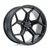 XO Luxury Wheels - HELSINKI - Black - Matte Black - 20" x 10.5", 45 Offset, 5x120 (Bolt Pattern), 76.1mm HUB