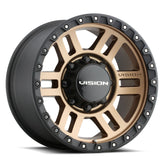 Vision Wheel Off-Road - 354 MANX2 - Bronze - Bronze - 20" x 9", 12 Offset, 6x139.7 (Bolt Pattern), 106.2mm HUB