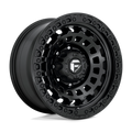Fuel - D633 ZEPHYR - Black - MATTE BLACK - 20" x 9", 1 Offset, 8x165.1 (Bolt Pattern), 125.1mm HUB