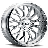 Vision Wheel Off-Road - 402 RIOT - Chrome - CHROME - 22" x 12", -51 Offset, 8x170 (Bolt Pattern), 125.2mm HUB