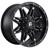 Fuel - D531 HOSTAGE - Gunmetal - MATTE BLACK - 17" x 9", -12 Offset, 8x165.1 (Bolt Pattern), 125.1mm HUB