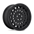 Fuel - D633 ZEPHYR - Black - MATTE BLACK - 17" x 8", 38 Offset, 5x100 (Bolt Pattern), 56.5mm HUB