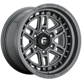 Fuel - D668 NITRO - Gunmetal - MATTE GUN METAL - 20" x 9", 2 Offset, 6x135 (Bolt Pattern), 87.1mm HUB