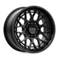 KMC Wheels - KM722 TECHNIC - Black - SATIN BLACK - 17" x 8.5", 18 Offset, 6x135 (Bolt Pattern), 87.1mm HUB
