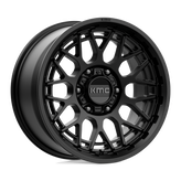 KMC Wheels - KM722 TECHNIC - Black - SATIN BLACK - 17" x 8.5", 18 Offset, 6x135 (Bolt Pattern), 87.1mm HUB