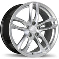 Replika - R167 - Silver - Hyper Silver - 18" x 8", 42 Offset, 5x112 (Bolt Pattern), 57.1mm HUB