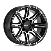 Helo - HE900 - Black - Gloss Black Machined - 20" x 9", 0 Offset, 6x120 (Bolt Pattern), 66.9mm HUB