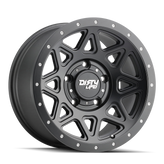 Dirty Life - THEORY - Black - MATTE BLACK - 18" x 9", 0 Offset, 5x127 (Bolt Pattern), 78.1mm HUB