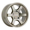 Level 8 - MK6 - Bronze - Matte Bronze - 16" x 8", 0 Offset, 6x114.3 (Bolt Pattern), 71.5mm HUB