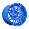 Fuel - D774 TYPHOON - ANODIZED BLUE MILLED - 22" x 12", -44 Offset, 5x114.3, 127 (Bolt Pattern), 78.1mm HUB