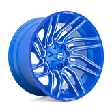 Fuel - D774 TYPHOON - ANODIZED BLUE MILLED - 22" x 12", -44 Offset, 5x114.3, 127 (Bolt Pattern), 78.1mm HUB