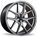 Fast Wheels - FC04 - Grey - Titanium - 18" x 9", 40 Offset, 5x108 (Bolt Pattern), 72.6mm HUB