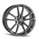 Touren - TF03 - Grey - GRAPHITE - 18" x 8", 40 Offset, 5x110 (Bolt Pattern), 65.1mm HUB