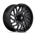 Fuel - D807 HURRICANE - Black - GLOSS BLACK MILLED - 20" x 9", 20 Offset, 6x135 (Bolt Pattern), 87.1mm HUB