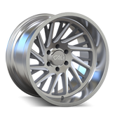 Cali Off-Road - PURGE - Silver - BRUSHED & CLEAR COATED - 20" x 12", -51 Offset, 8x165.1 (Bolt Pattern), 125.2mm HUB