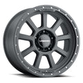 Vision Wheel Off-Road - 350 OJOS - Black - Satin Black - 17" x 9", -12 Offset, 5x127 (Bolt Pattern), 78.1mm HUB