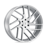 Status Wheels - JUGGERNAUT - Silver - Silver with Brushed Machined Face - 20" x 9", 20 Offset, 5x150 (Bolt Pattern), 110.1mm HUB