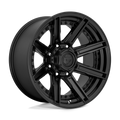 Fuel - D709 ROGUE - Black - MATTE BLACK - 20" x 10", -18 Offset, 8x180 (Bolt Pattern), 124.2mm HUB