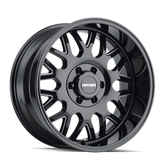 Mayhem - TRIPWIRE - Black - GLOSS BLACK/MILLED SPOKES - 20" x 9", 18 Offset, 5x139.7, 150 (Bolt Pattern), 110mm HUB