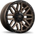 Fast HD - Menace - Bronze - Satin Bronze with Black Trim - 18" x 9", 15 Offset, 6x135, 139.7 (Bolt Pattern), 106.1mm HUB