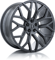 Deutschman Design - D01 - Gunmetal - Gunmetal - 20" x 9", 45 Offset, 5x114.3 (Bolt Pattern), 73.1mm HUB