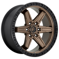 Fuel - D699 KICKER - Gunmetal - MATTE BRONZE BLACK BEAD RING - 20" x 9", 2 Offset, 6x139.7 (Bolt Pattern), 106.1mm HUB