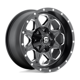 Fuel - D534 BOOST - Black - MATTE BLACK MILLED - 17" x 9", 20 Offset, 6x135, 139.7 (Bolt Pattern), 106.1mm HUB