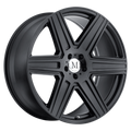 Mandrus - ATLAS - Gunmetal - MATTE BLACK - 18" x 8.5", 32 Offset, 5x112 (Bolt Pattern), 66.56mm HUB