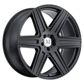 Mandrus - ATLAS - Gunmetal - MATTE BLACK - 18" x 8.5", 32 Offset, 5x112 (Bolt Pattern), 66.56mm HUB